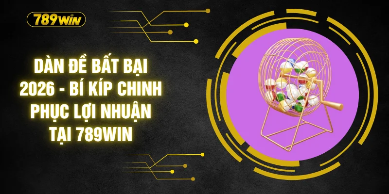 Dàn Đề Bất Bại 2026 - Bí Kíp Chinh Phục Lợi Nhuận Tại 789WIN